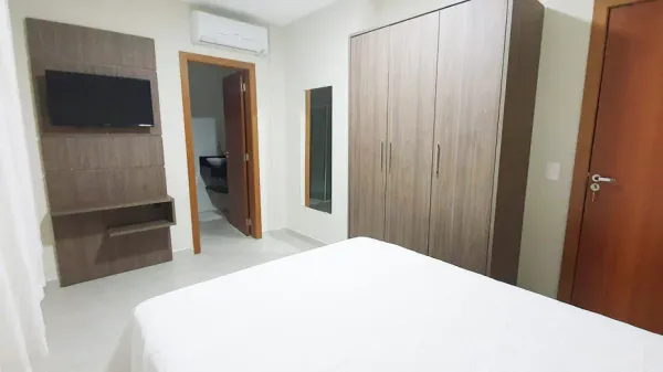 Cozinha completa da Cobertura 302 com fogão 6 bocas